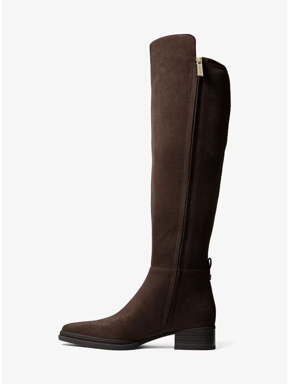 Michael Kors Lex Riding Boots Chocolate 6 ($180) - Picture 4 of 5